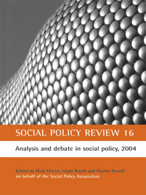 cover image of Social Policy Review 16